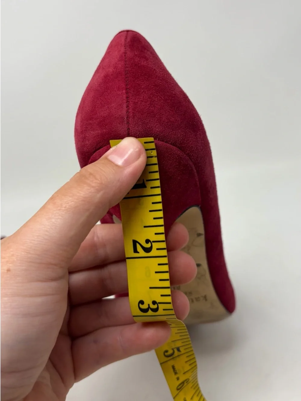 Kate Spade Floral Suede Pump Heel Size 8 - Picture 9 of 9